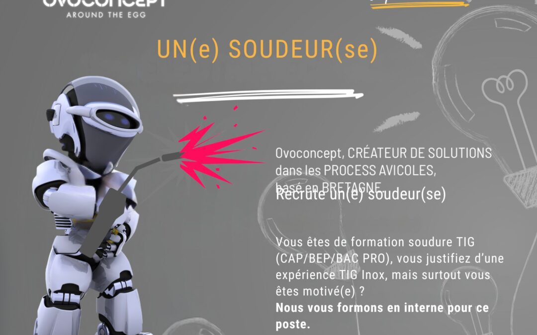 On recrute : un.e soudeur.se